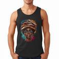 Melanin Girl Afro Book Lover Librarian Teacher Student Men Tank Top