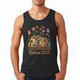 A New Chapter Begins Retired 2025 Books Flowers Men Tank Top