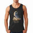 Night Owl Book Club Crescent Moon Late Night Reading Men Tank Top Night Owl Book Club Crescent Moon Late Night Reading Men Tank Top