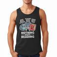 Nothing Beats Reading Rock Paper Scissors Book Lover Men Tank Top