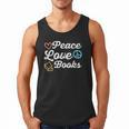 Peace Love Books Read Book Reading Librarian Across America Men Tank Top Peace Love Books Read Book Reading Librarian Across America Men Tank Top