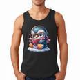 Penguin Reading a Book Animal Men Tank Top