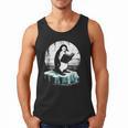 Penguin Reading A Book Vintage Graphic Bookworm Lover Men Tank Top