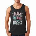 Pet Lover Easily Distracted By Dogs And Books Joke Men Men Tank Top Pet Lover Easily Distracted By Dogs And Books Joke Men Men Tank Top