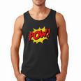 POW -Adults Kids Comic Book Cartoon Pop Art Novelty Sarcastic Men Tank Top
