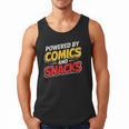 Powered By Comics And Snacks Comic Book Lover Men Tank Top