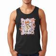 Preppy Coquette Bow Ghost Reading Books Halloween Book Men Tank Top Preppy Coquette Bow Ghost Reading Books Halloween Book Men Tank Top