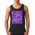 Purple Comic Book Purple Color Graphic Men Tank Top