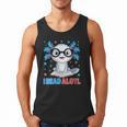 I Read Alotl Cute Axolotl Reading Book Lover Men Tank Top