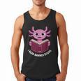 I Read Banned Books Axolotl Reading Men Tank Top I Read Banned Books Axolotl Reading Men Tank Top