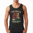 I Read Books Bookworm Halloween Men Tank Top