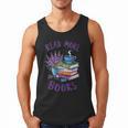 Read More Books Floral Book Reader Art Reading Lover Quote Men Tank Top