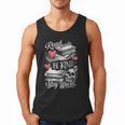 Read Books Be Kind Stay Weird Skeleton Heart Reading Alt Men Tank Top