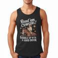 Read 'Em Cowgirl Saddle Up With A Good Book Rodeo Bookworm Men Tank Top
