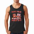 Read Your Heart Out Valentine Reading Book Girl Kid Teacher Men Tank Top Read Your Heart Out Valentine Reading Book Girl Kid Teacher Men Tank Top