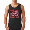 Read Your Heart Out Valentine Reading Book Kid Teacher Men Tank Top