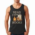Read S'More Books Campfire Reading Book Lovers Camper Men Tank Top