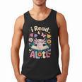 Reading Axolotl Book Lover Wildflowers Men Tank Top Reading Axolotl Book Lover Wildflowers Men Tank Top