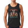 Reading Book Lover Racoon Always Freakin Busy Reading Trash Men Tank Top