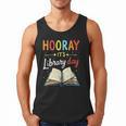 Reading Books Bibliophile Hooray It's Library Day Men Tank Top