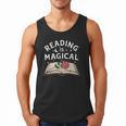 Reading Is Magical Book Lover Bookworm Librarian Library Day Men Tank Top