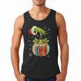 Retro Christmas Ornament Book Christmas Teacher Librarian Men Tank Top