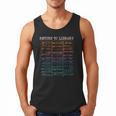 Return To Library Card Book Due Date Bookish Reading Men Tank Top