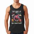 School Secretary Read Books And Know Things Flowers Flamingo Men Tank Top