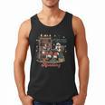 He Sees What You'Ve Been Reading Santa Christmas Bookish Men Tank Top
