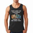 Sewing Reading Books Drinking Tea Sew Sewist Men Tank Top