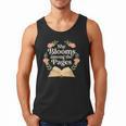 She Blooms Among The Pages Women Mom Wife Floral Book Quote Men Tank Top