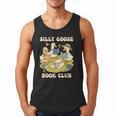Silly-Goose Book Club Goose And Book Lovers Men Tank Top