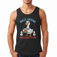 Silly Goose With Books Teacher Club School Educator Men Tank Top