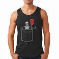 Skeleton Books Read Book Reading Librarian Across America Men Tank Top