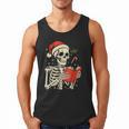 Skeleton Reading Book Christmas Teacher Librarian Book Lover Men Tank Top Skeleton Reading Book Christmas Teacher Librarian Book Lover Men Tank Top