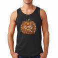 Smart Book Pumpkin Retro Fall Teacher Reading Halloween Men Tank Top