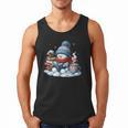 Snowman Reading Books Lovers Librarian Bookworm Christmas Men Tank Top Snowman Reading Books Lovers Librarian Bookworm Christmas Men Tank Top