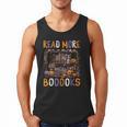 Spooky Halloween Bookshelf Bookcase Read More Books Men Tank Top