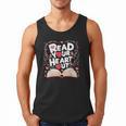 Teach Inspire Grow Everyday Read Your Heart Out Valentine Book-Themed Small Men Tank Top