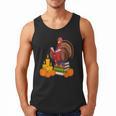 Turkey Reading Books Fall Thanksgiving Teacher Book Men Tank Top Turkey Reading Books Fall Thanksgiving Teacher Book Men Tank Top