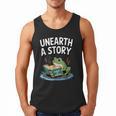 Unearth a Story Frog Reading a Book Summer 2026 Men Tank Top
