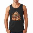 Vintage Autumn Books Pumpkin Coffee Book Lover Reading Men Tank Top