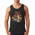 Vintage Books Tea Lovers Fall Autumn Leaves And Pumpkins Men Tank Top Vintage Books Tea Lovers Fall Autumn Leaves And Pumpkins Men Tank Top