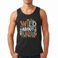 Wild About Reading Zoo Animals Books Reader Lover Men Tank Top Wild About Reading Zoo Animals Books Reader Lover Men Tank Top