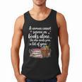 Woman Cannot Survive On Books Alone She Also Needs Yarn Men Tank Top Woman Cannot Survive On Books Alone She Also Needs Yarn Men Tank Top
