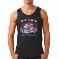 Women's Books Fireworks And Freedom Independence Day Book Lover Men Tank Top