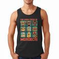 Women's DCC Many Faces Of Mordecai Grid Gamer Series Book Men Tank Top