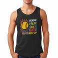 Women's Girls Softball Play Like A Girl Comic Book Pop Art Men Tank Top