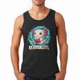Women's Readsolotl Kawaii Axolotl Reading Book Lover Men Tank Top