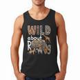 Zoo Animals Wild About Reading Books Reader Lover Librarian Men Tank Top